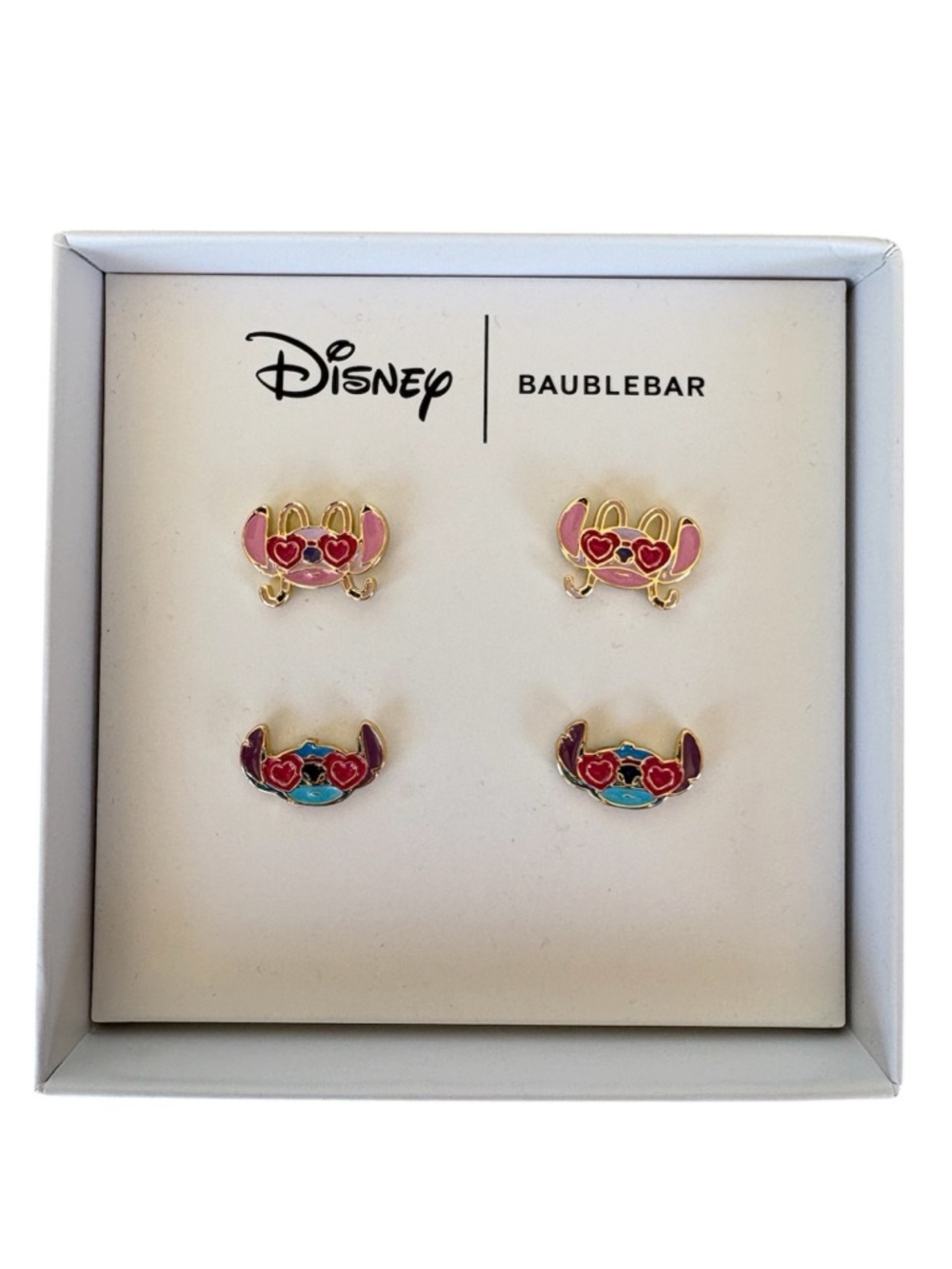 Disney x BaubleBar Stitch & Angel Heart Sunglasses Earring Set